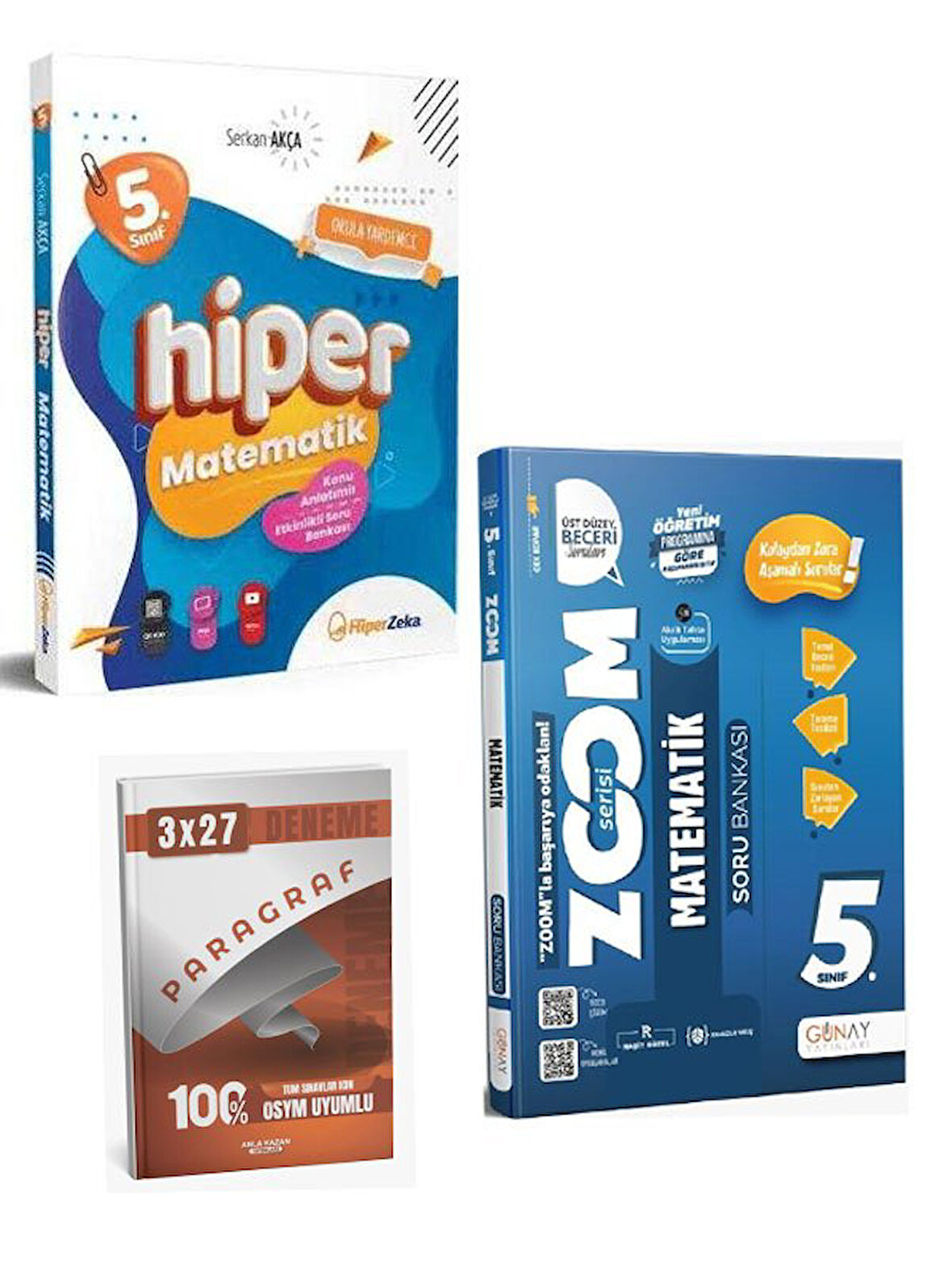 Hiper+Günay 2026 5. Sınıf Hiper Matematik Konu Anlatımlı - Etkinlikli Soru Bankası Seti+Anla Kazan Paragraf