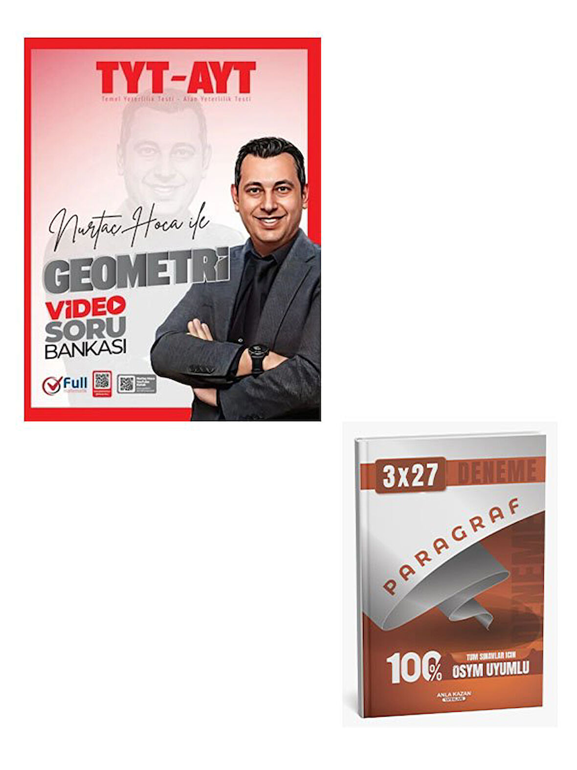 Full Matematik 2026 YKS TYT AYT Geometri Video Soru Bankası Çözümlü +Anla Kazan Paragraf