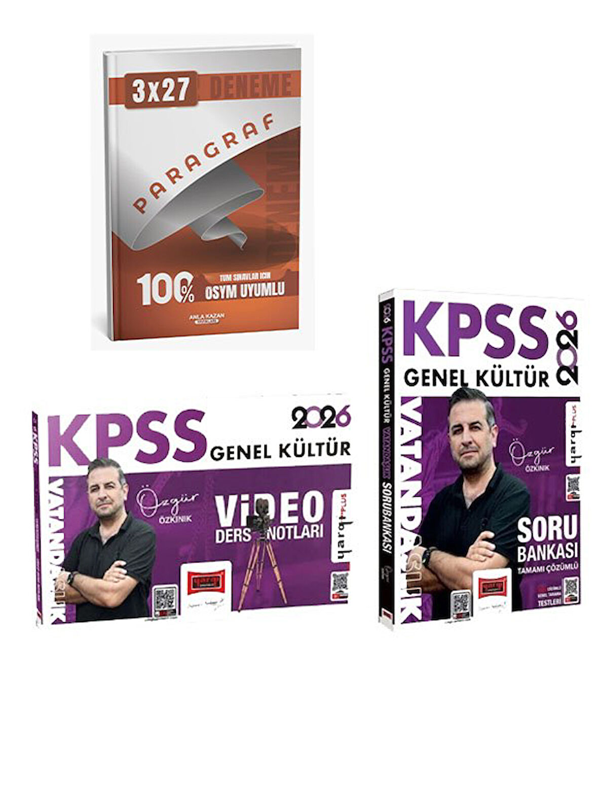 Yargı 2026 KPSS Vatandaşlık Video Ders Notları + Soru Bankası 2 li Set+Anla Kazan Paragraf