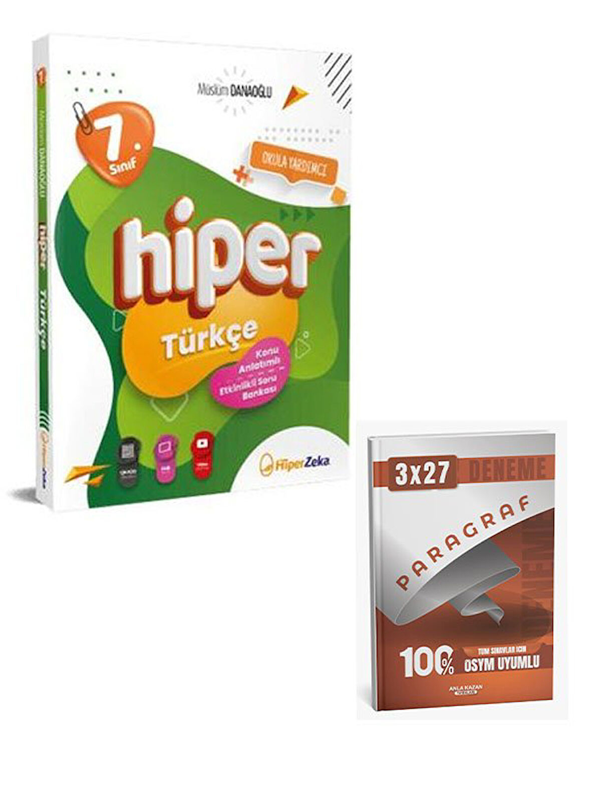 Hiper 2026 7. Sınıf Hiper Türkçe Konu Anlatımlı Soru Bankası+Anla Kazan Paragraf