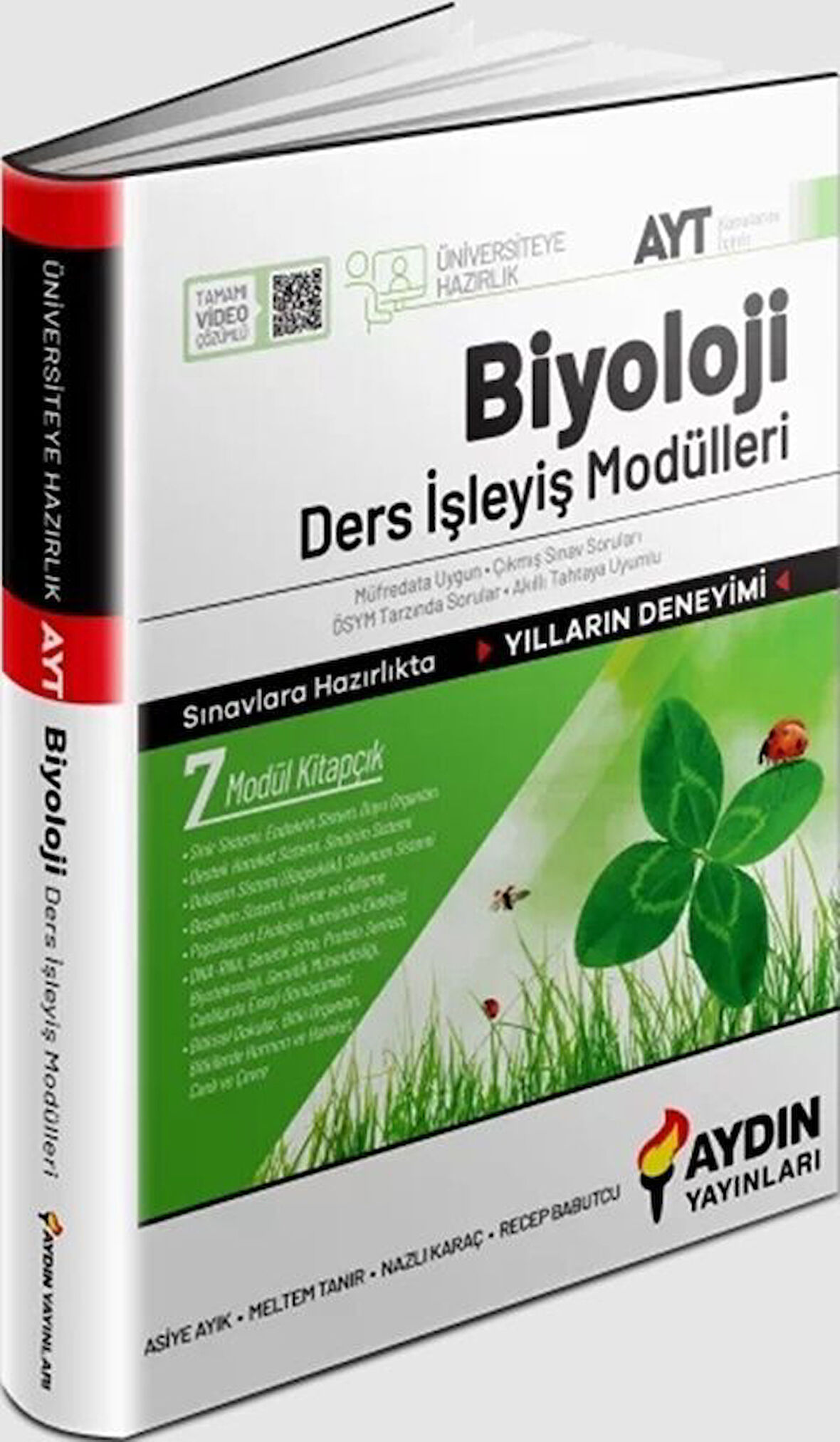 Aydın 2026  AYT Biyoloji Ders İşleyiş Modülleri 7 Modül