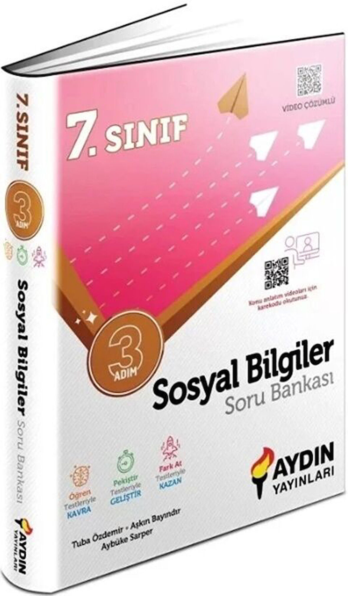 Aydın 2026  7. Sınıf Sosyal Bilgiler 3 Adım Soru Bankası Video Çözümlü