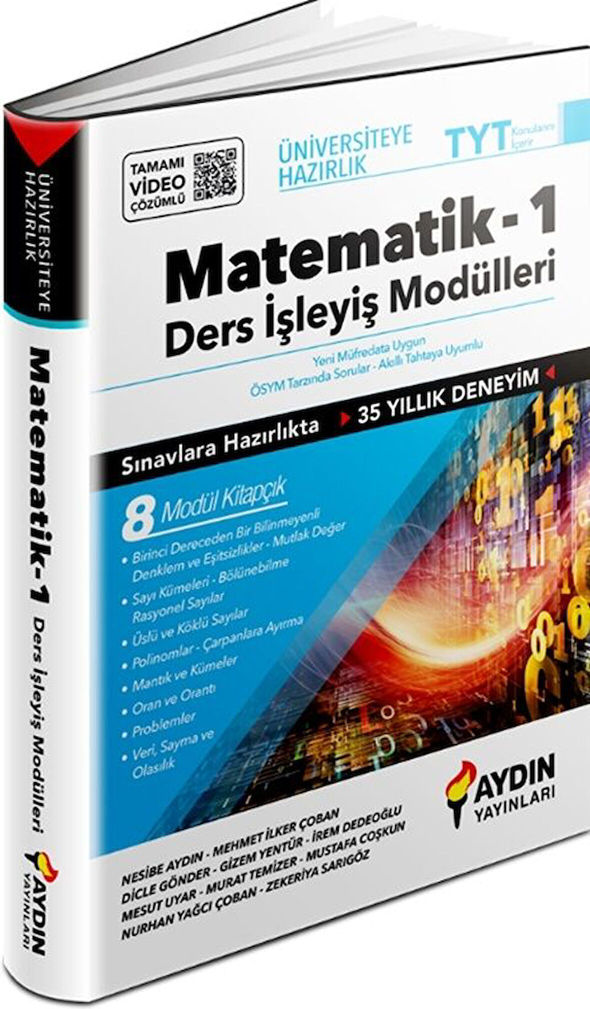 Aydın 2026  TYT Matematik Üniversiteye Hazırlık Ders İşleyiş Modülleri 1. Kitap