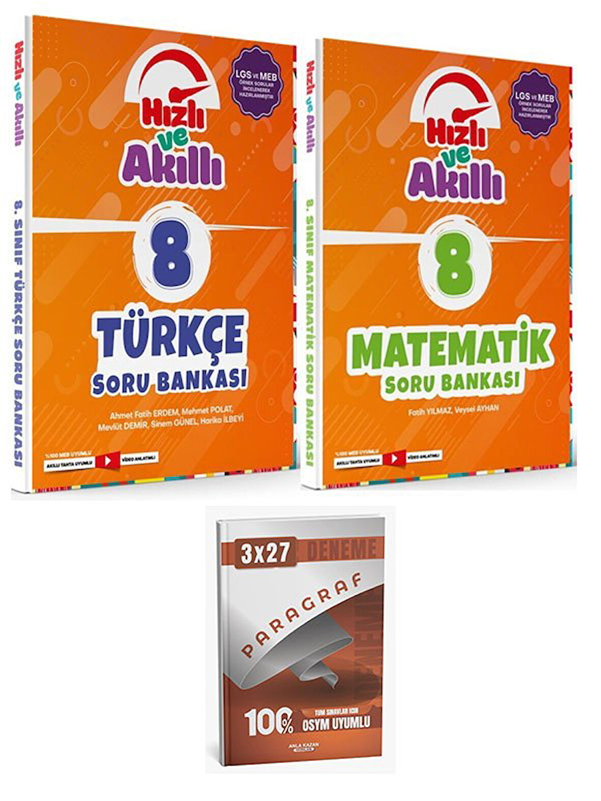 Tammat 2026 8. Sınıf LGS Türkçe+Matematik Hızlı ve Akıllı Soru Bankası Seti+Anla Kazan Paragraf