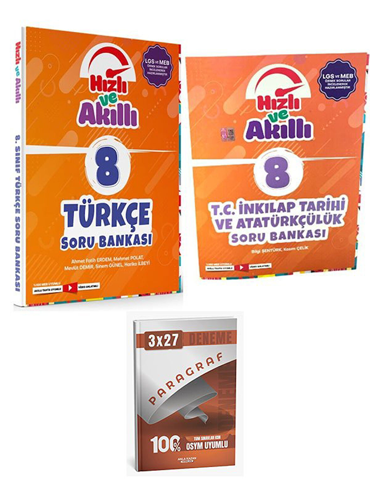 Tammat 2026 8. Sınıf LGS Türkçe+T.C. İnkılap Tarihi ve Atatürkçülük Hızlı ve Akıllı Soru Bankası Seti+Anla Kazan Paragraf