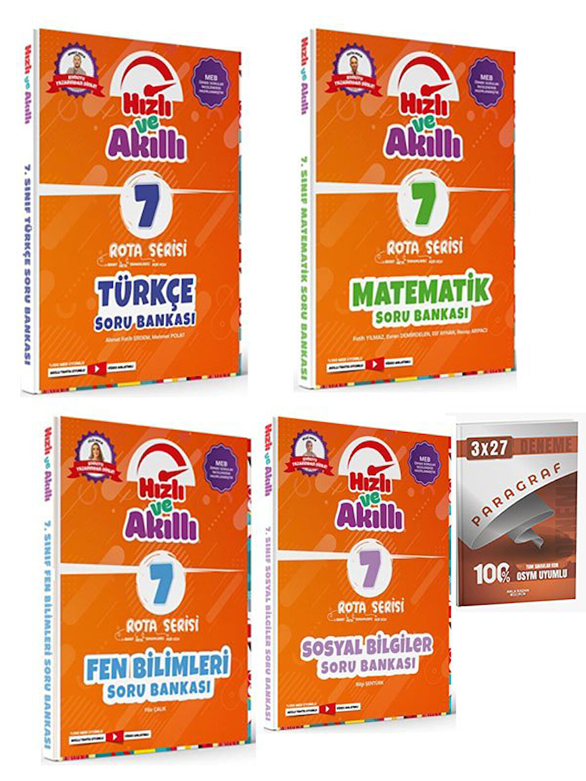 Tammat 2026 7. Sınıf Tüm Dersler Rota Serisi Hızlı ve Akıllı Soru Bankası Seti+Anla Kazan Paragraf