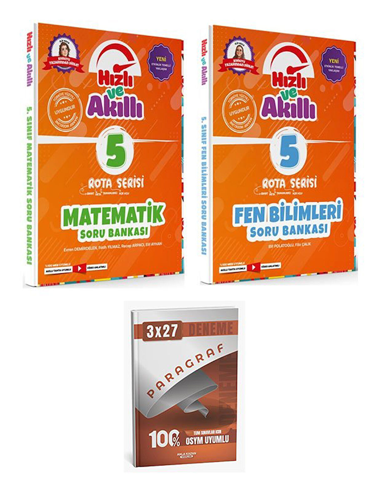 Tammat 2026 5. Sınıf Matematik+Fen Bilimleri Rota Serisi Hızlı ve Akıllı Soru Bankası Seti+Anla Kazan Paragraf