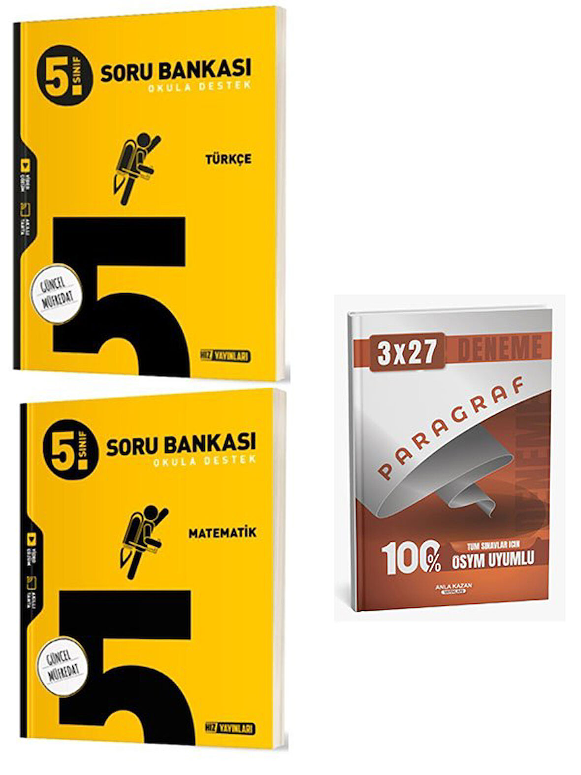 Hız 2026 5. Sınıf Türkçe+Matematik  Soru Bankası Seti+Anla Kazan Paragraf