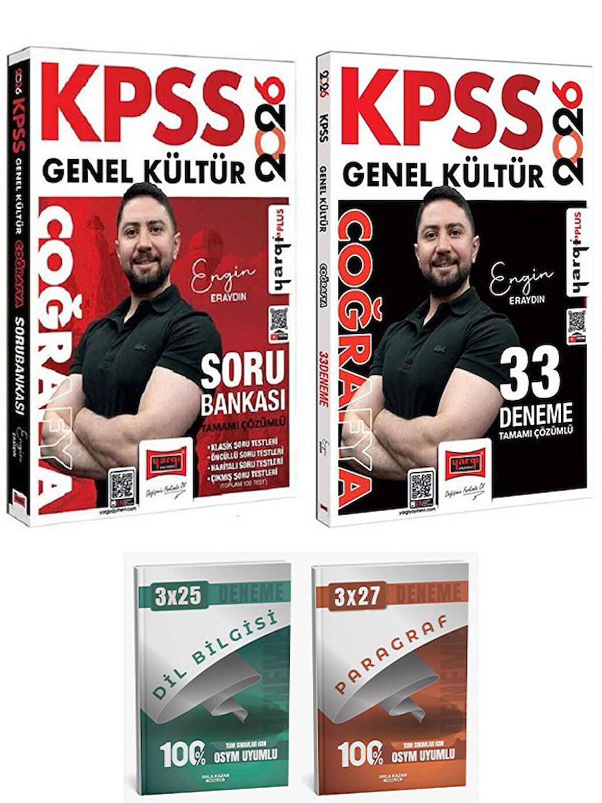 Yargı 2026 KPSS Coğrafya Soru Bankası + 33 Deneme 2 li Set Anla Kazan Deneme