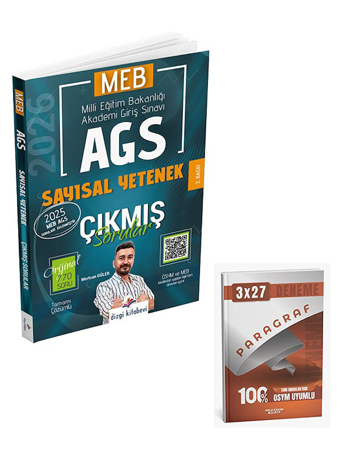 Dizgi Kitap 2026 MEB-AGS Sayısal Yetenek Çıkmış Sorular Çözümlü+Anla Kazan Paragraf