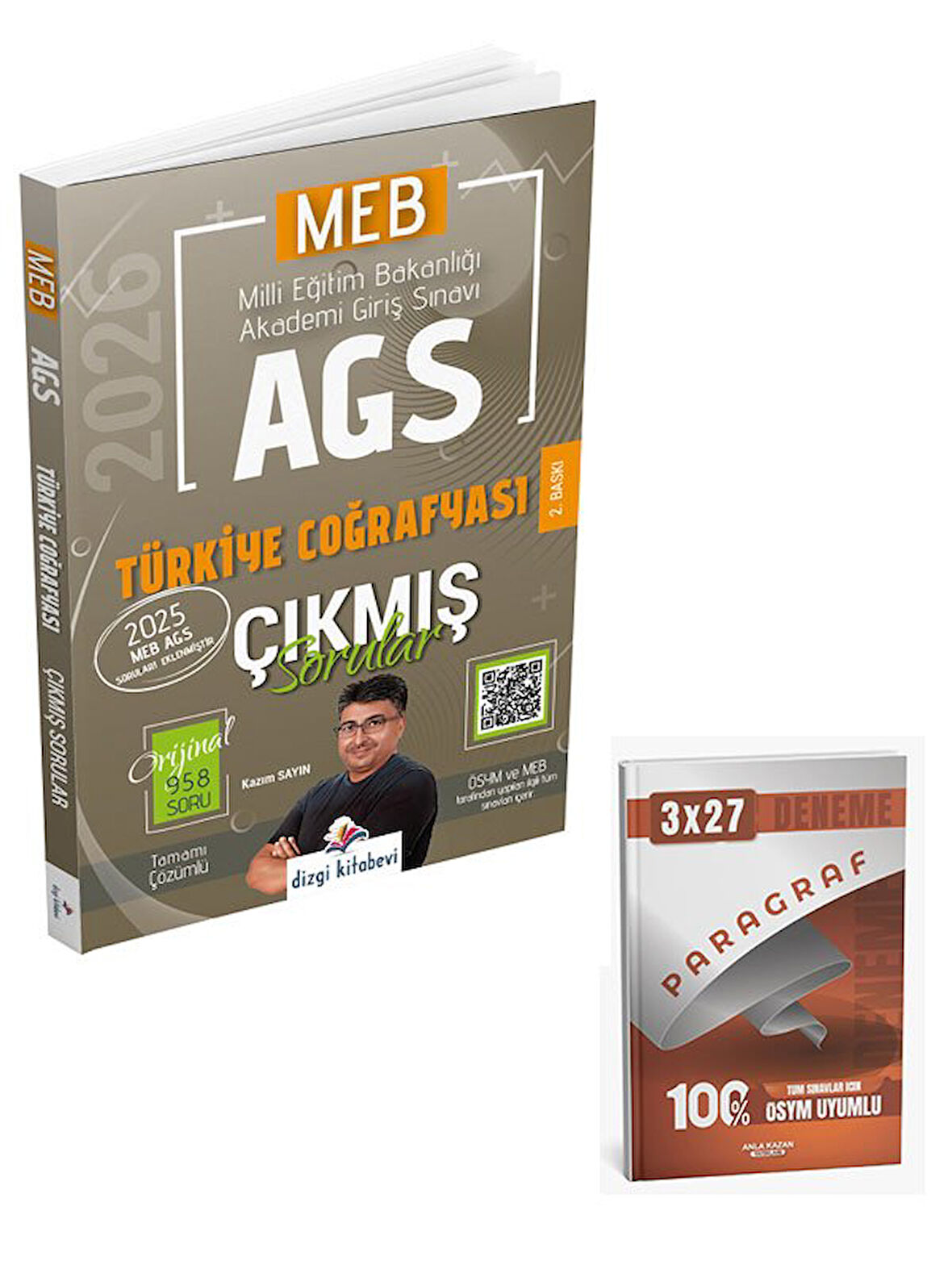 Dizgi Kitap 2026 MEB-AGS Türkiye Coğrafyası Çıkmış Sorular Çözümlü+Anla Kazan Paragraf