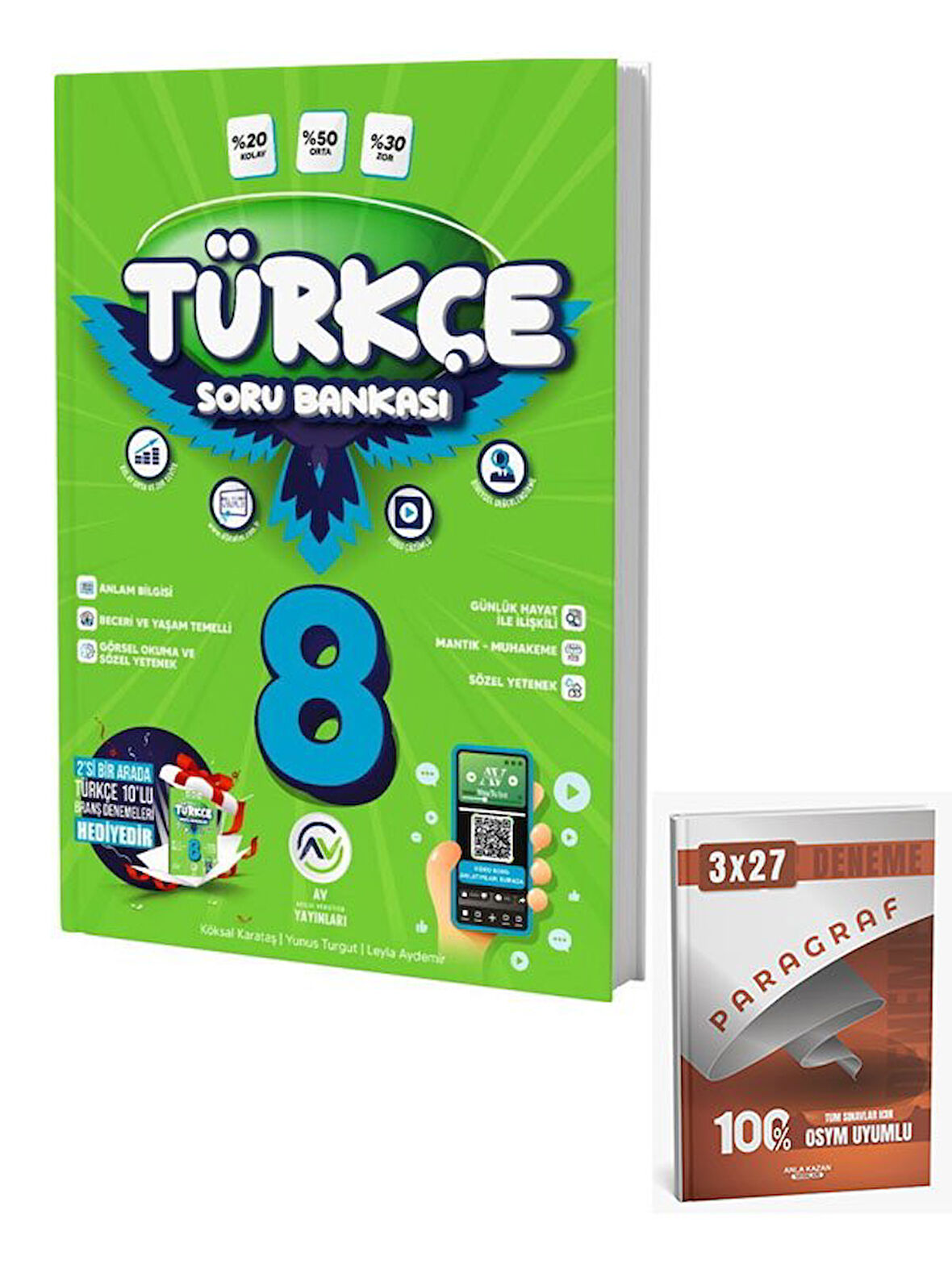 Av 2026 8. Sınıf Türkçe Soru Bankası+Anla Kazan Paragraf