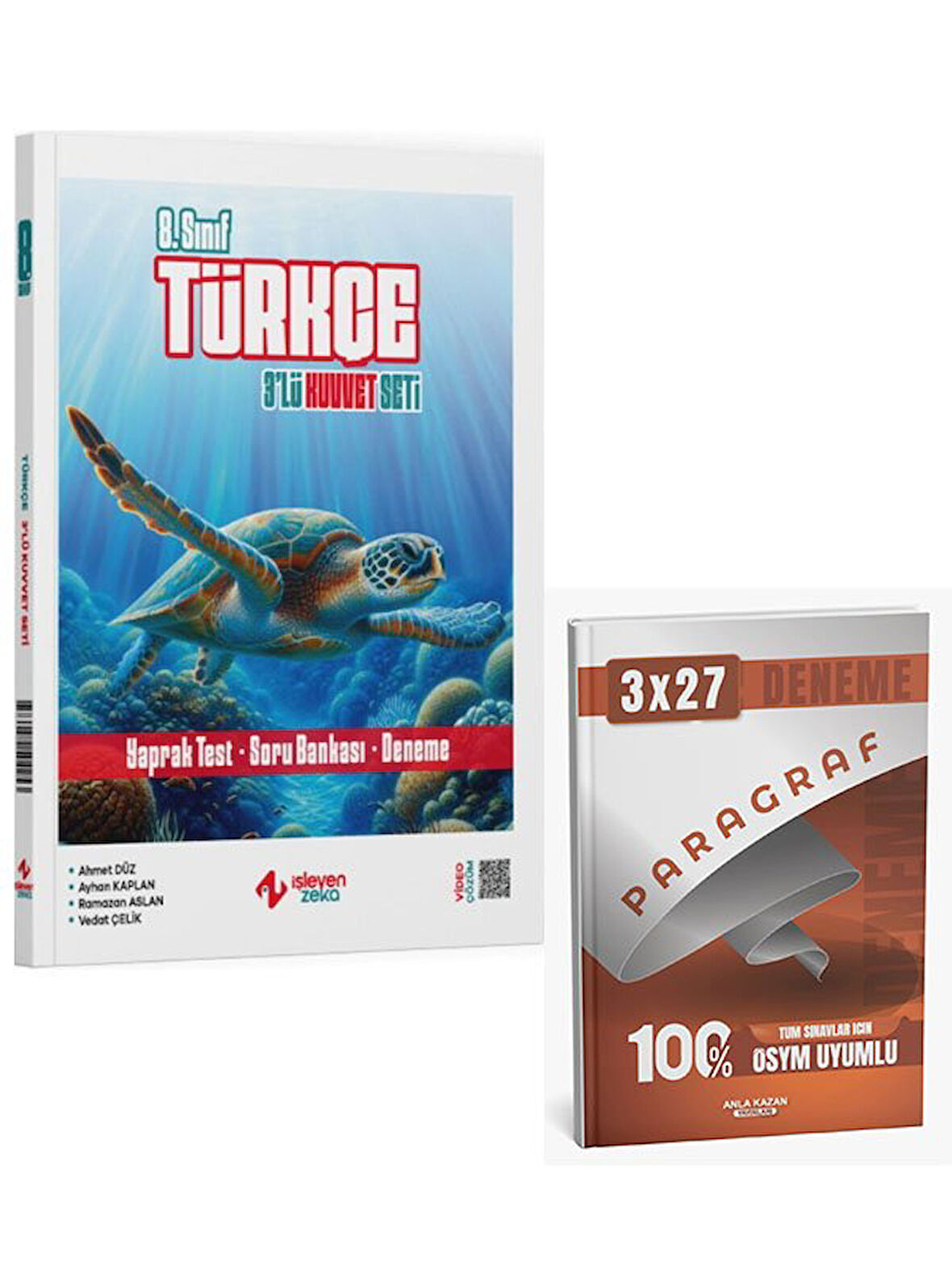 İşleyen Zeka 8. Sınıf Türkçe 3 lü Kuvvet Serisi Seti+Anla Kazan Paragraf