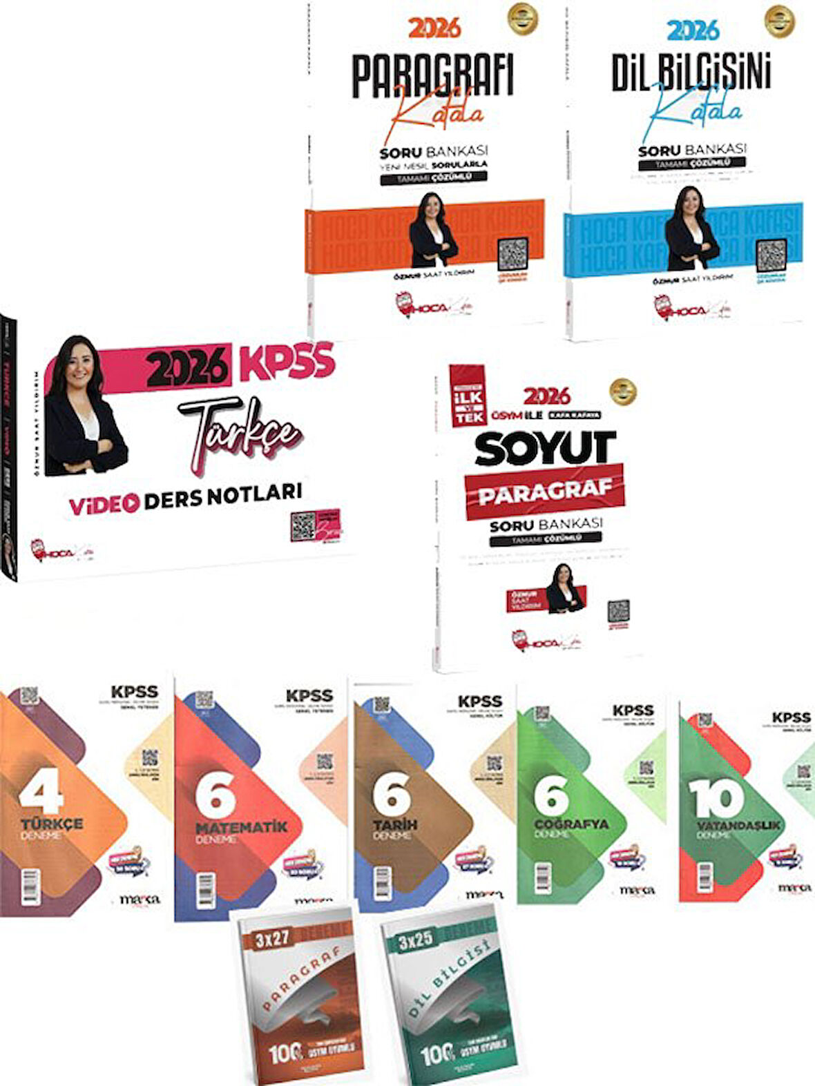 HocaKafası 2026 KPSS Türkçe Video Ders Notları+Paragrafı + Dil Bilgisi Kafala Soyut Soru Bankası+7'li Deneme