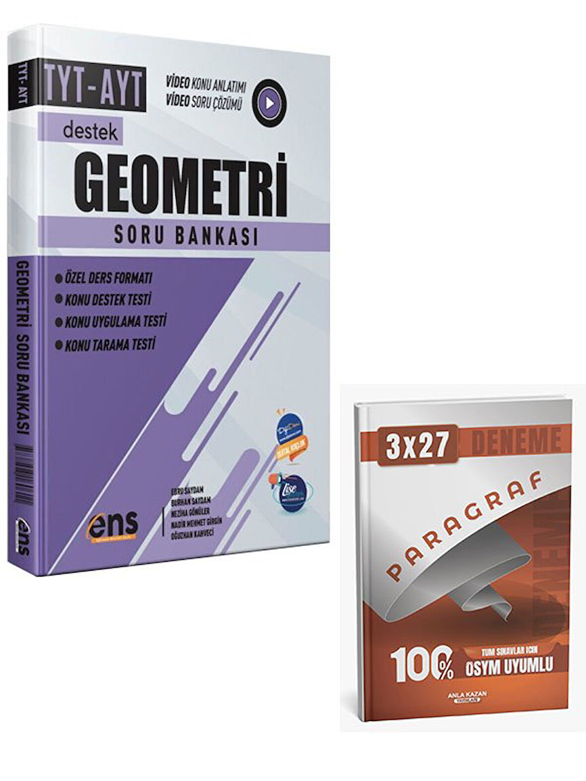 ENS 2026 TYT AYT Geometri Destek Soru Bankası+Anla Kazan Paragraf