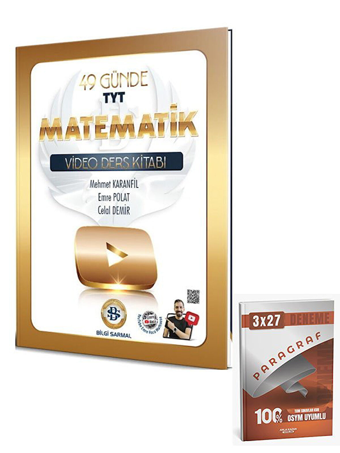 BilgiSarmal 2026 TYT Matematik 49 Günde Video Ders Kitabı+Anla Kazan Paragrag