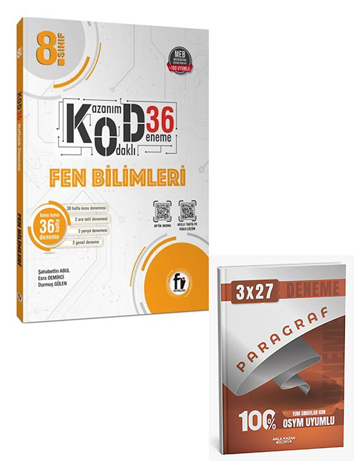 Fi 2026 8. Sınıf Fen Bilimleri Kod 36 Deneme+Anla Kazan Paragraf