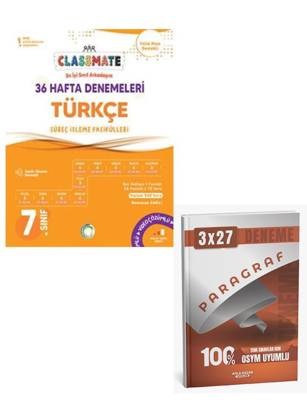 Okyanus 2026 7. Sınıf Türkçe Classmate 36 Hafta Denemeleri+Anla Kazan Paragraf