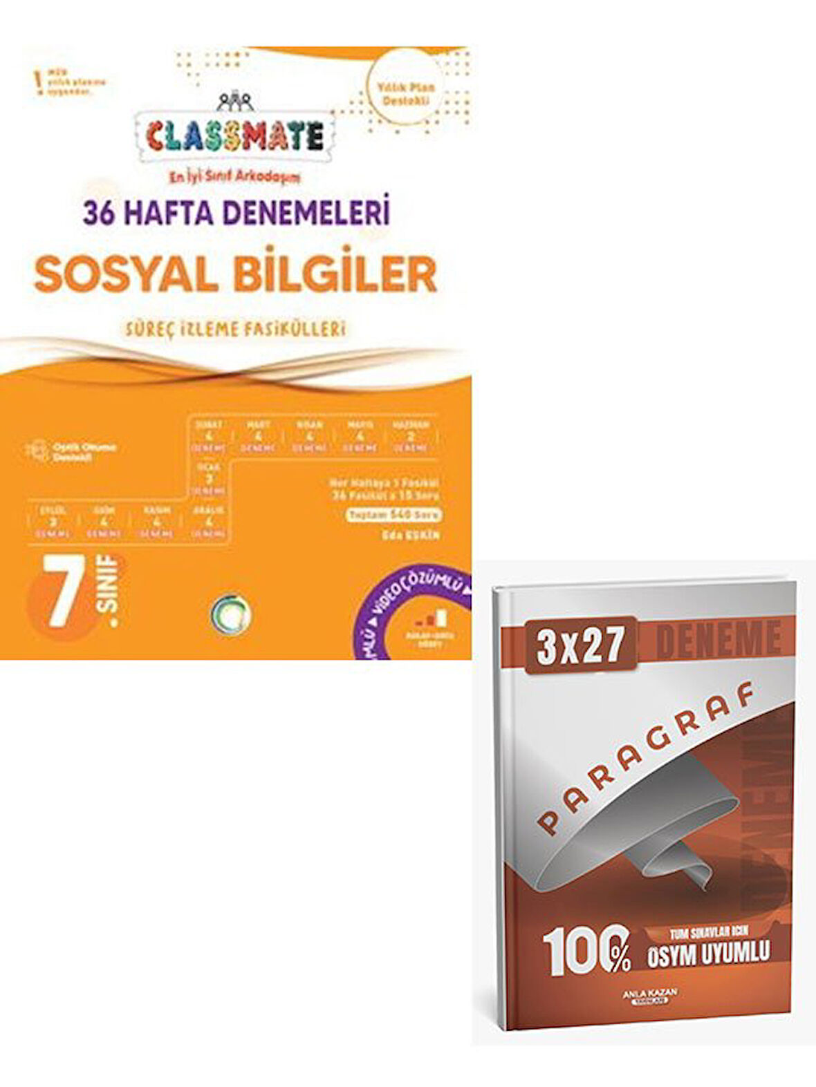 Okyanus 2026 7. Sınıf Sosyal Bilgiler Classmate 36 Hafta Denemeleri+Anla Kazan Paragraf