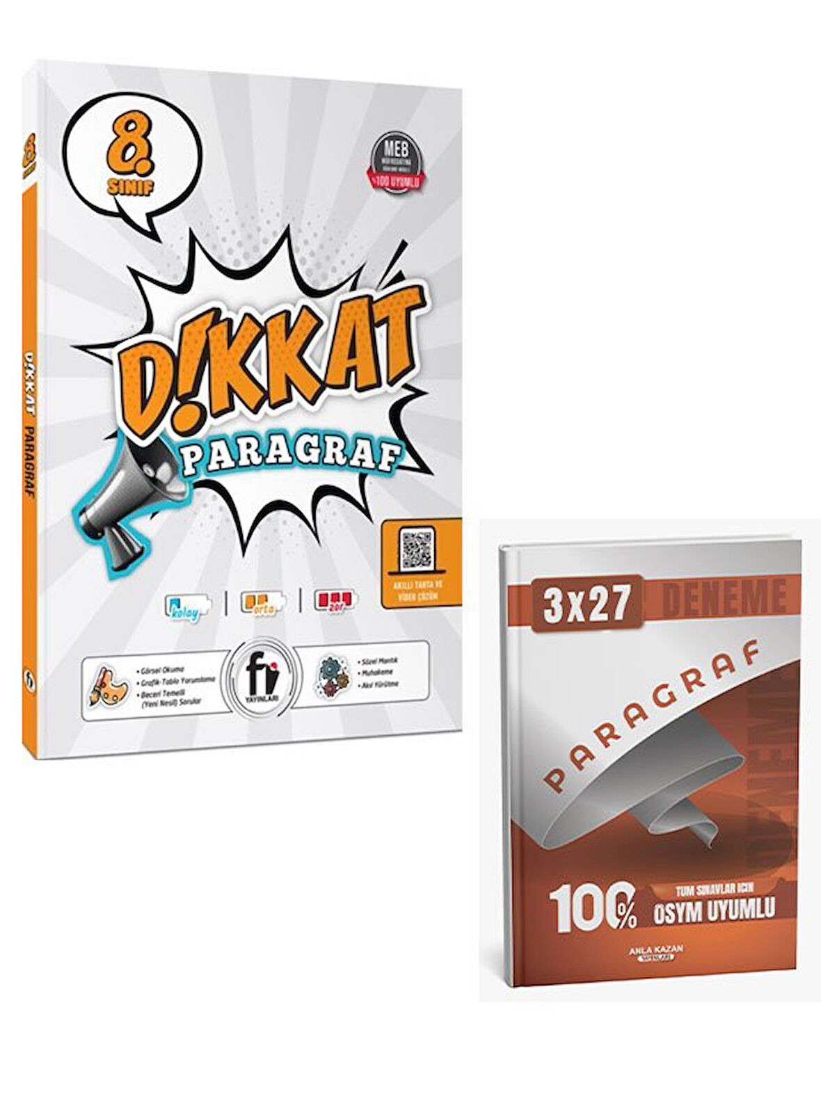 Fi 2026 8. Sınıf Dikkat Paragraf Soru Bankası+Anla Kazan Paragraf