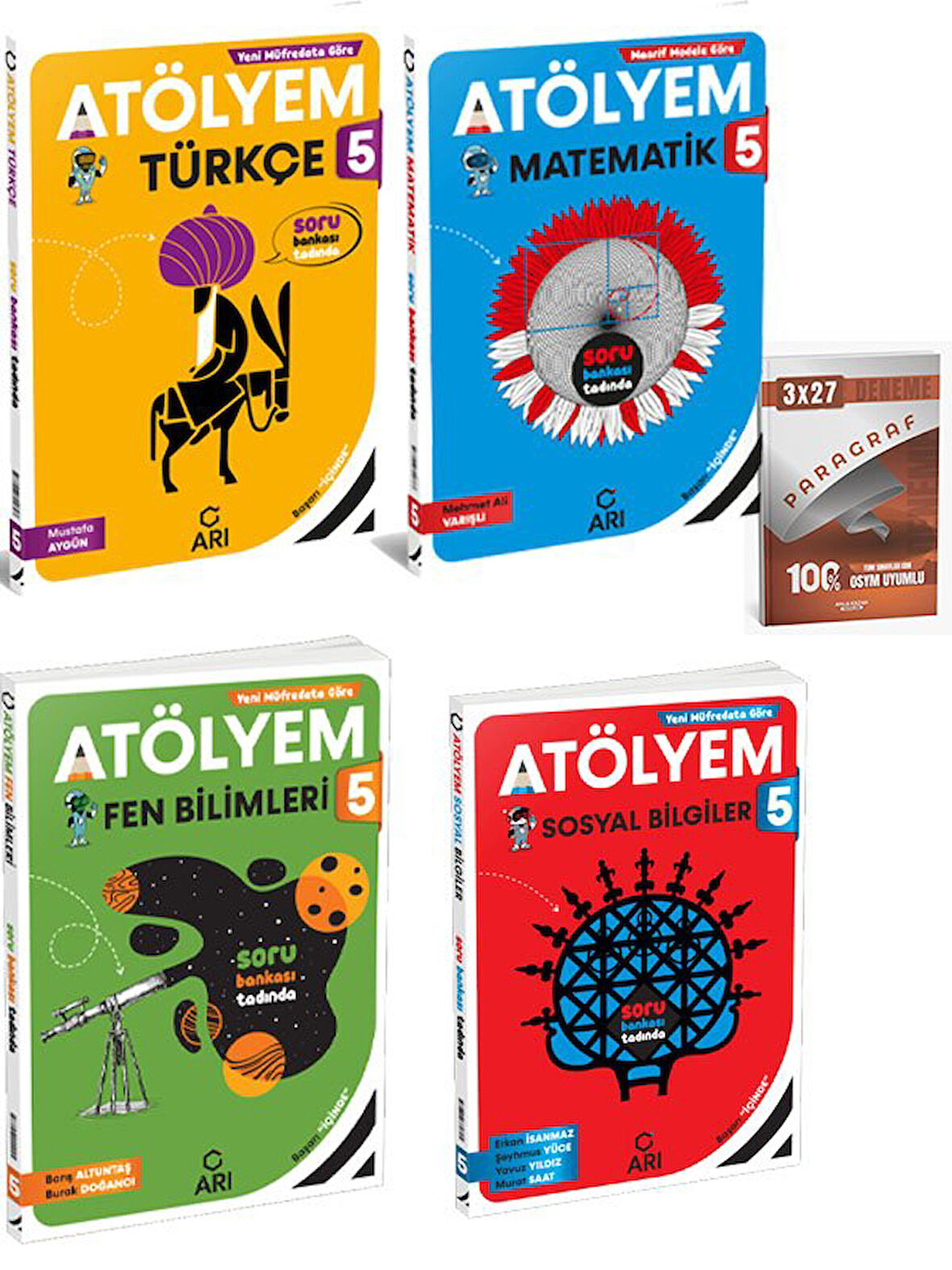 Arı 2026 5. Sınıf Tüm Dersler Atölyem Serisi+Anla Kazan Paragraf