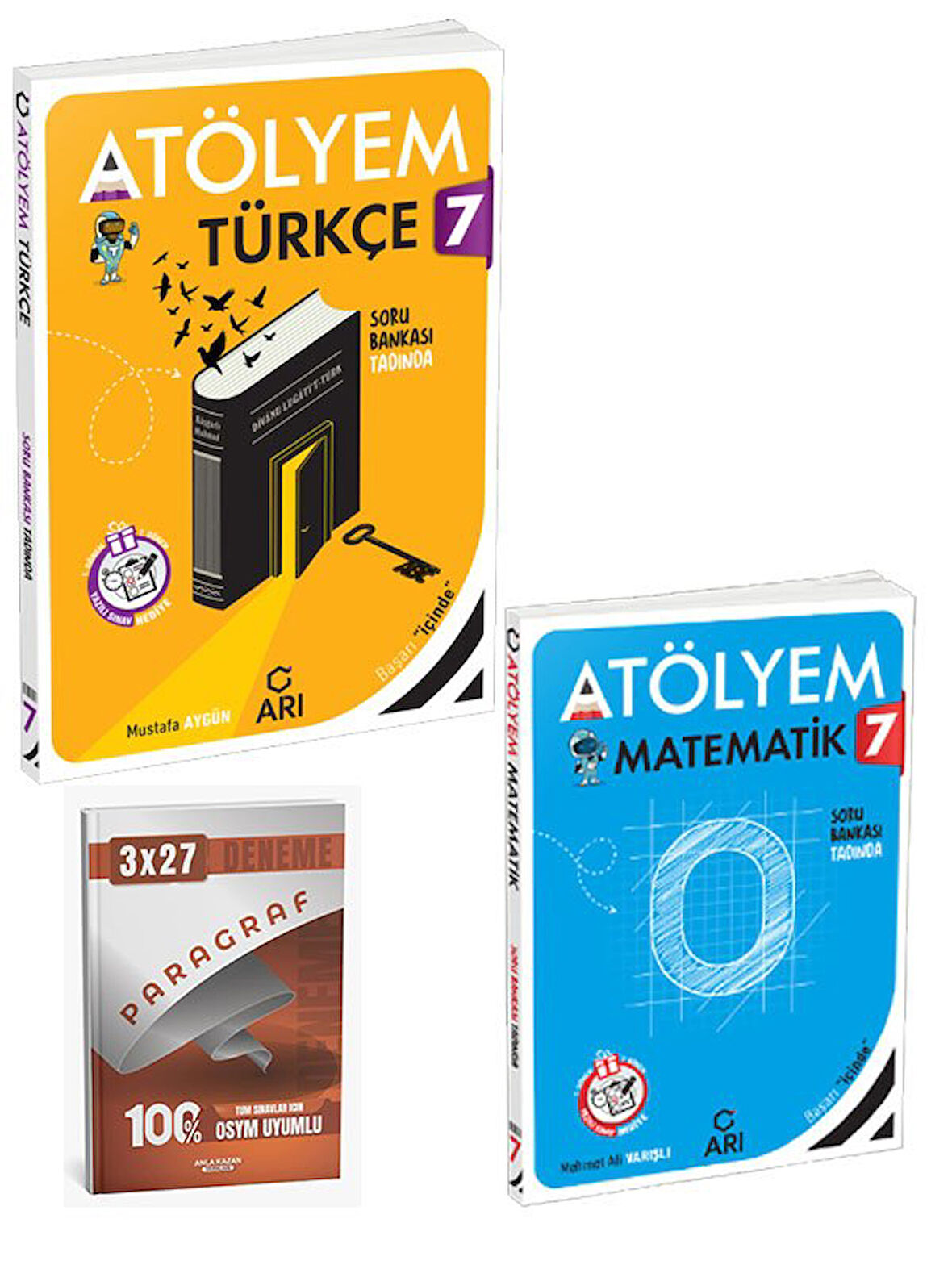 Arı 2026 7. Sınıf Türkçe+Matematik Atölyem Türkçemino+Anla Kazan Paragraf