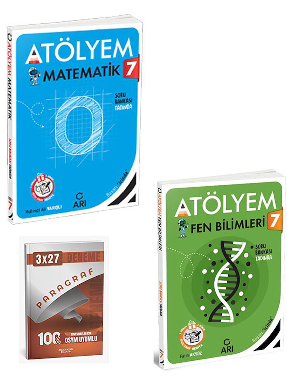 Arı 2026 7. Sınıf Matematik+Fen Bilimleri Atölyem Fenito+Anla Kazan Paragraf
