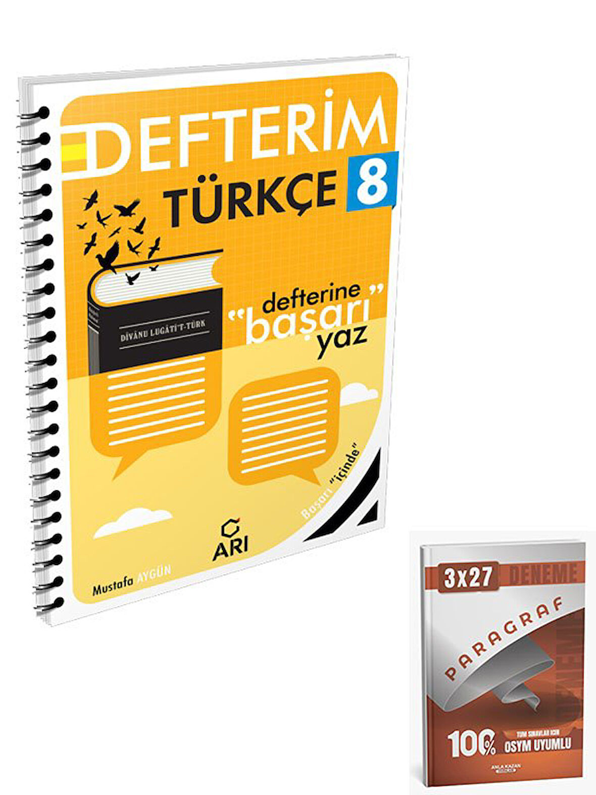 Arı 2026 8. Sınıf Türkçemino Akıllı Türkçe Defteri+Anla Kazan Paragraf