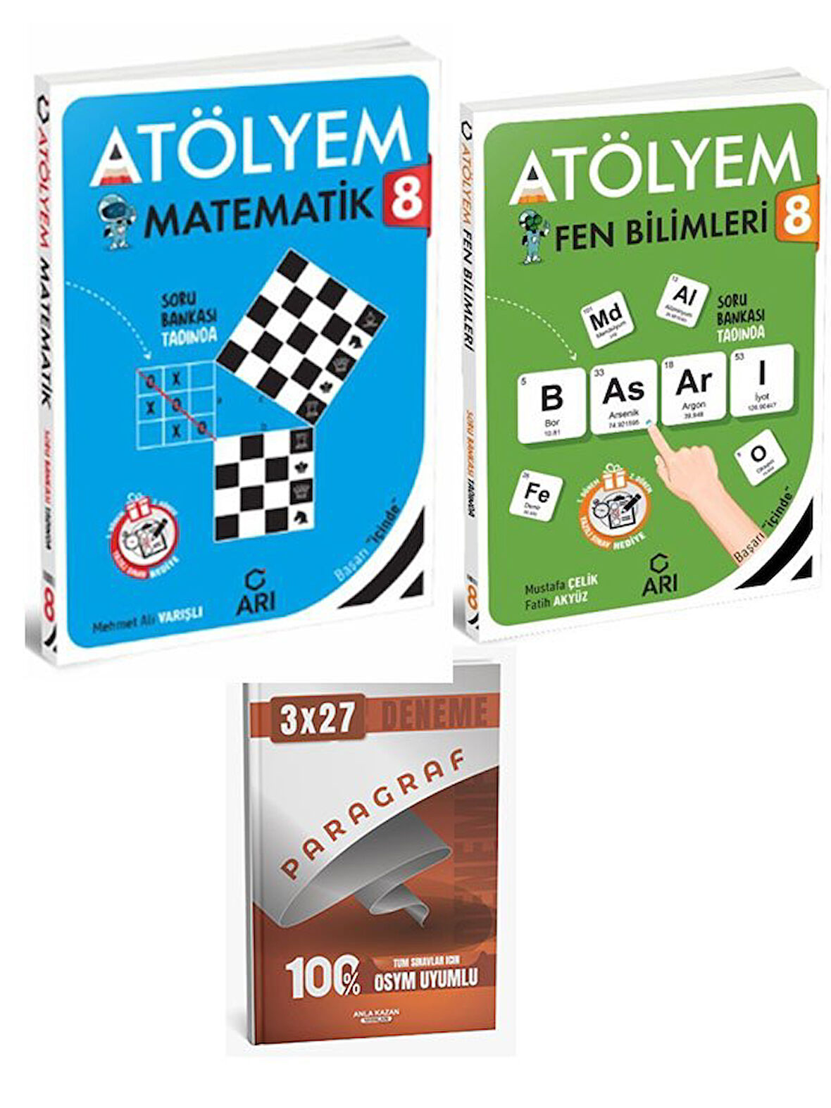Arı 2026 8. Sınıf Matematik+Fen Bilimleri  Atölyem+Anla Kazan Paragraf