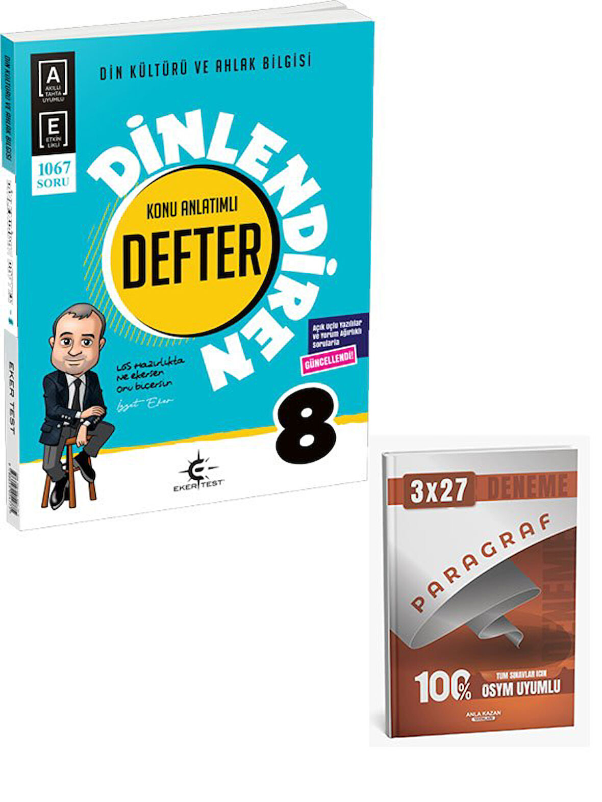 Eker Test 2026 8. Sınıf Din Kültürü ve Ahlak Bilgisi Dinlendiren Konu Anlatımlı Defter+Anla Kazan Paragraf