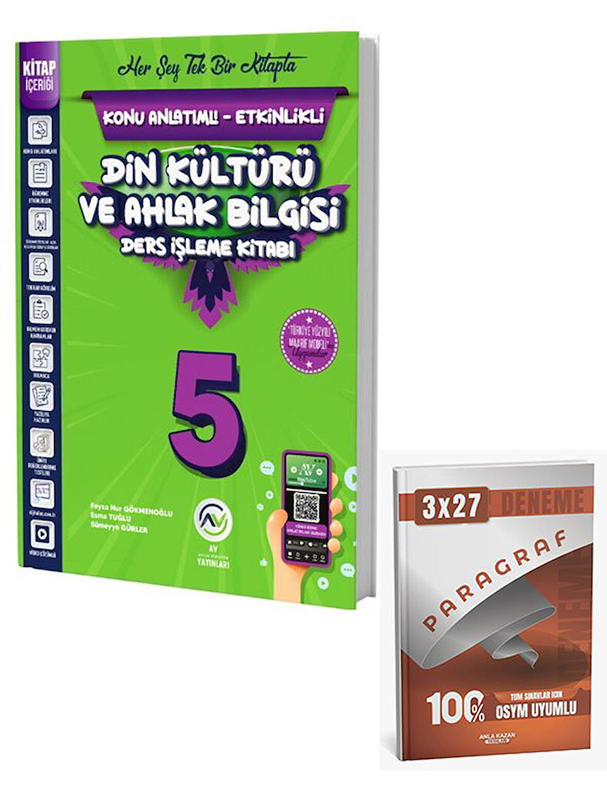 Av 2026 5. Sınıf Din Kültürü ve Ahlak Bilgisi Ders İşleme Kitabı+Anla Kazan Paragraf