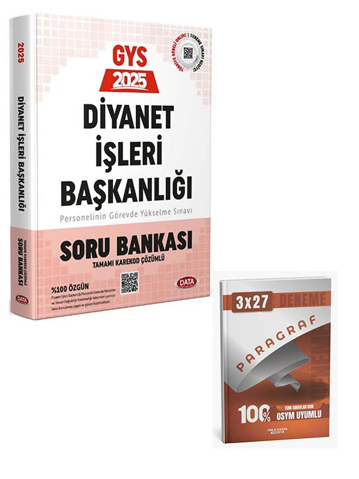 Data  2025 Diyanet İşleri Başkanlığı Personelin Görevde Yükselme Sınavı Soru Bankası+Anla Kazan Paragraf