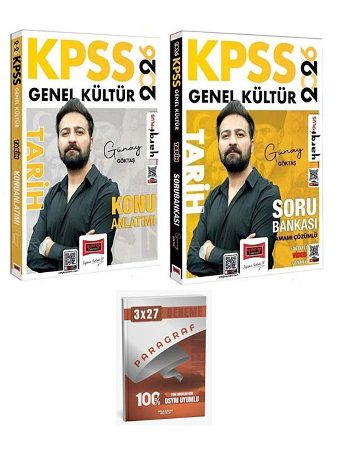 Yargı 2026 KPSS Tarih Konu + Soru Bankası 2 li Set+Anla Kazan Paragraf