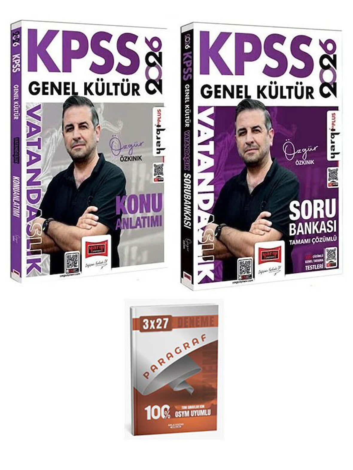 Yargı 2026 KPSS Vatandaşlık Konu + Soru Bankası 2 li Set+Anla Kazan Paragraf