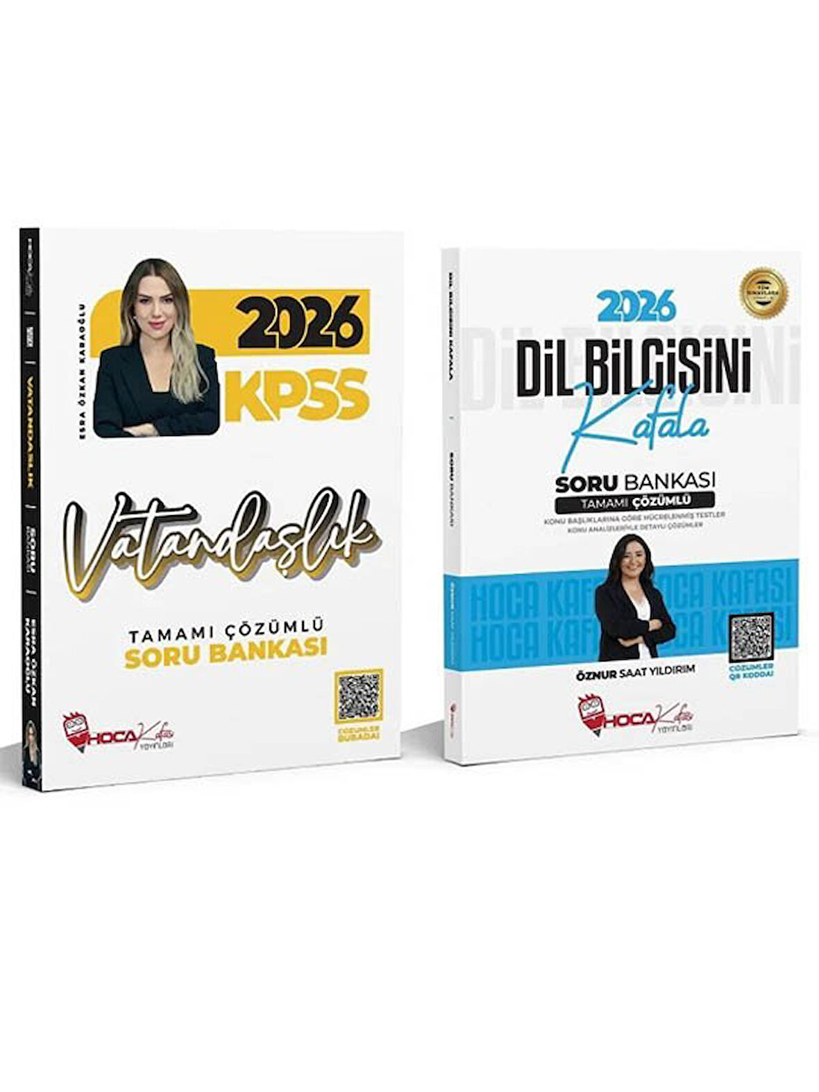 Hoca Kafası 2026 KPSS Vatandaşlık + Dil Bilgisi Soru Bankası 2 li Set