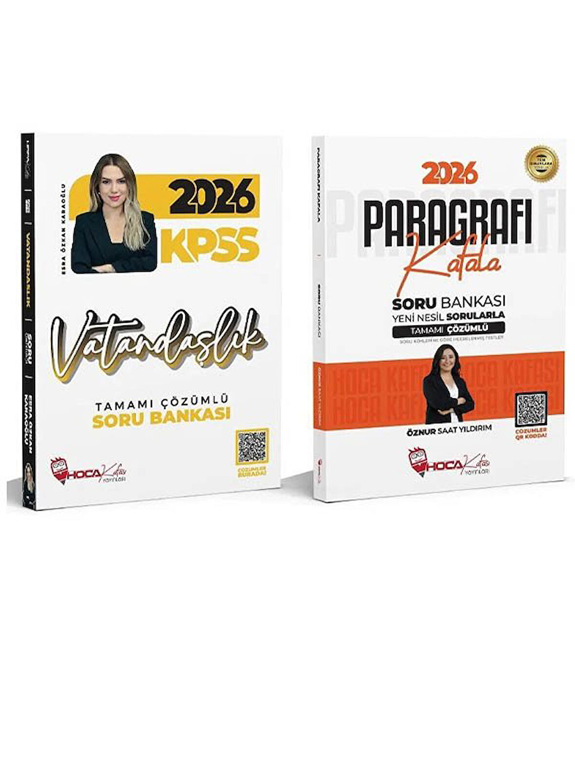 Hoca Kafası 2026 KPSS Vatandaşlık + Paragraf Soru Bankası 2 li Set