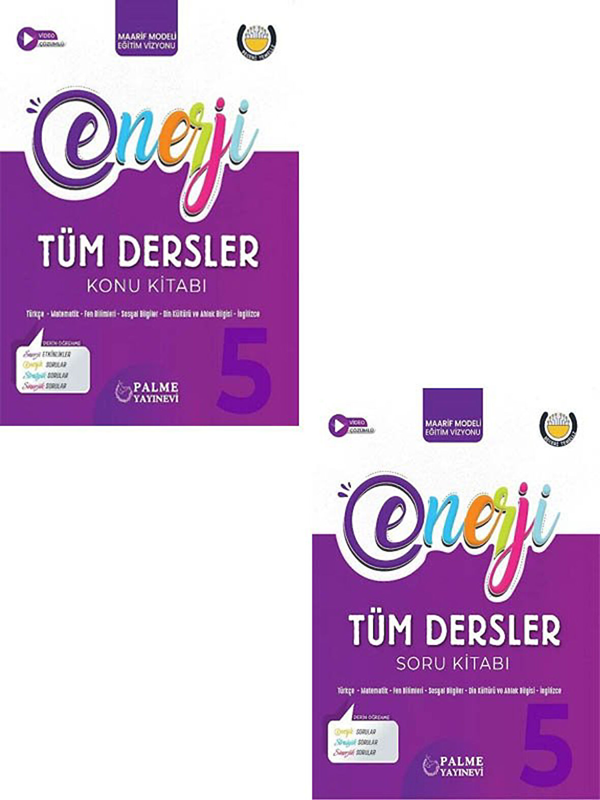 Palme 2026 5. Sınıf Tüm Dersler Enerji Konu+Soru Set
