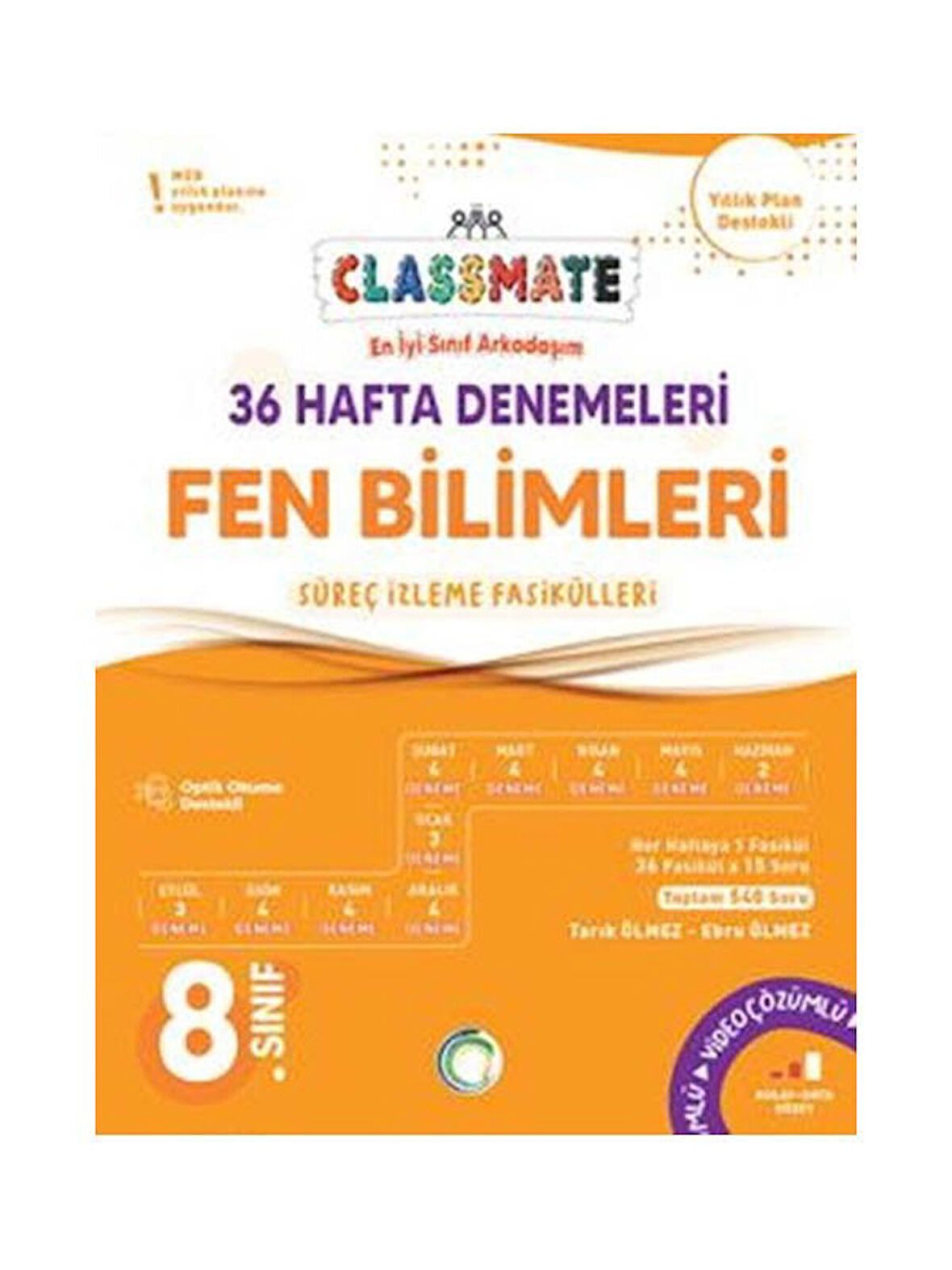 Okyanus 2026 8. Sınıf Fen Bilimleri Classmate 36 Hafta Denemeleri