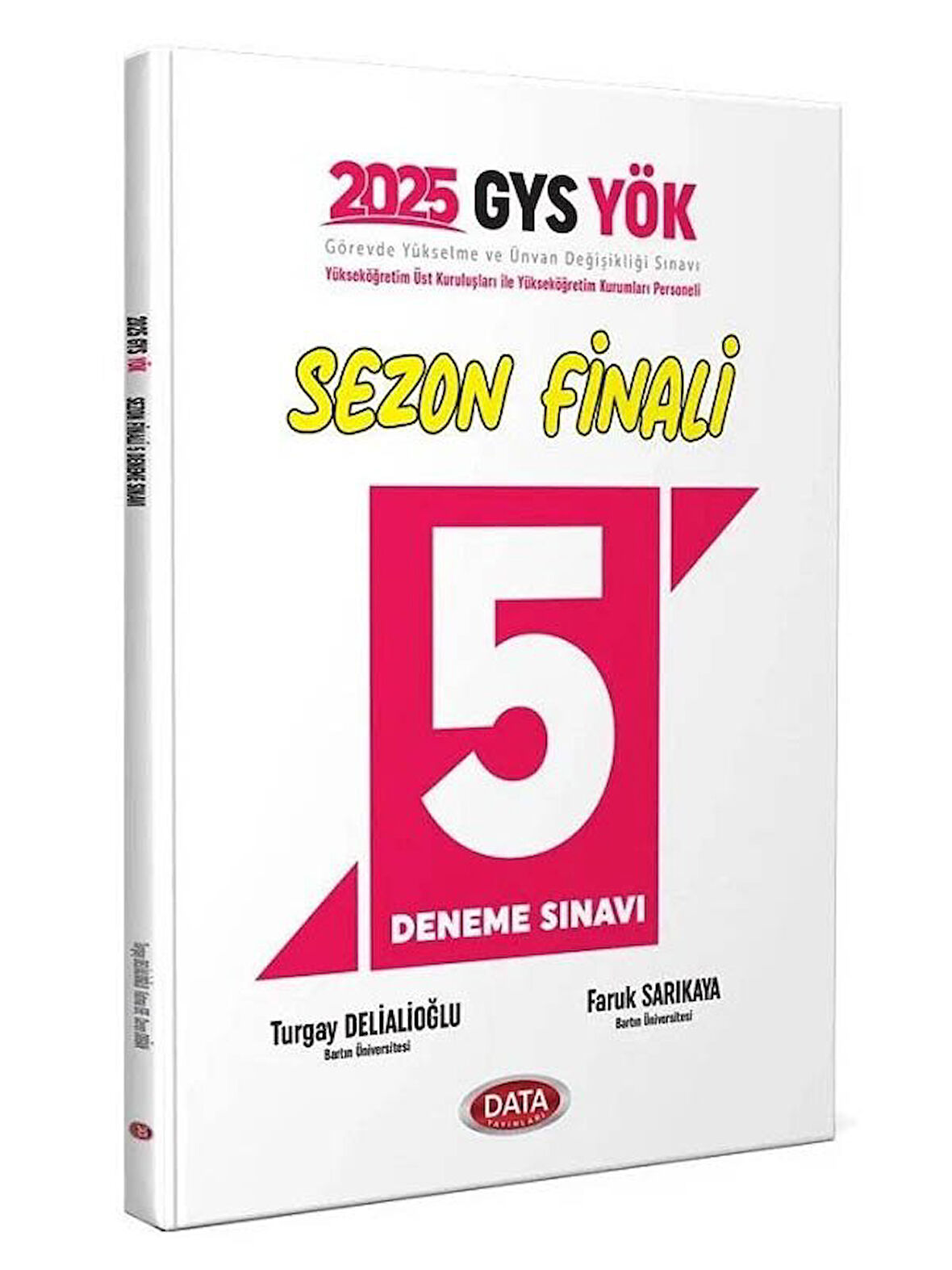 Data 2025 GYS YÖK Yükseköğretim Kurumları Sezon Finali 5 Deneme Çözümlü