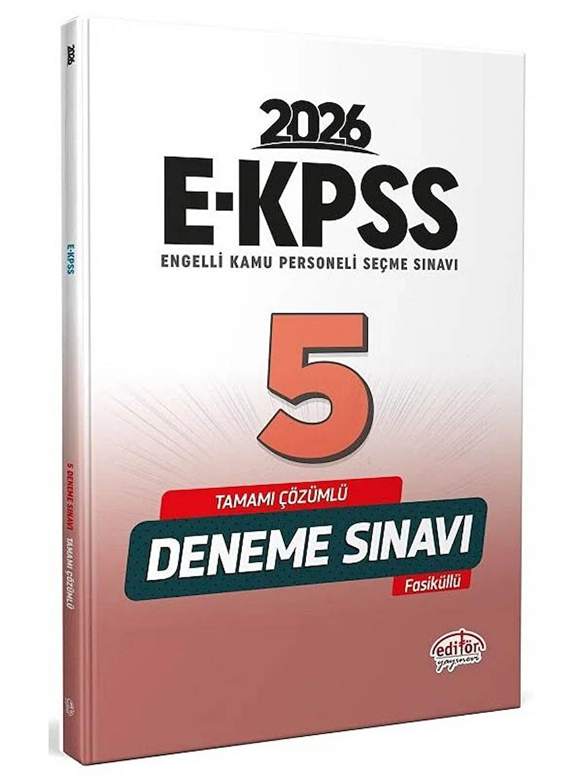 Editör 2026 EKPSS 5 Deneme Fasikül Çözümlü