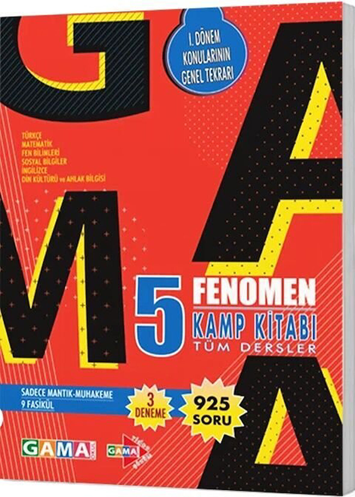 Gama 2026 5. Sınıf Tüm Dersler Kamp Kitabı