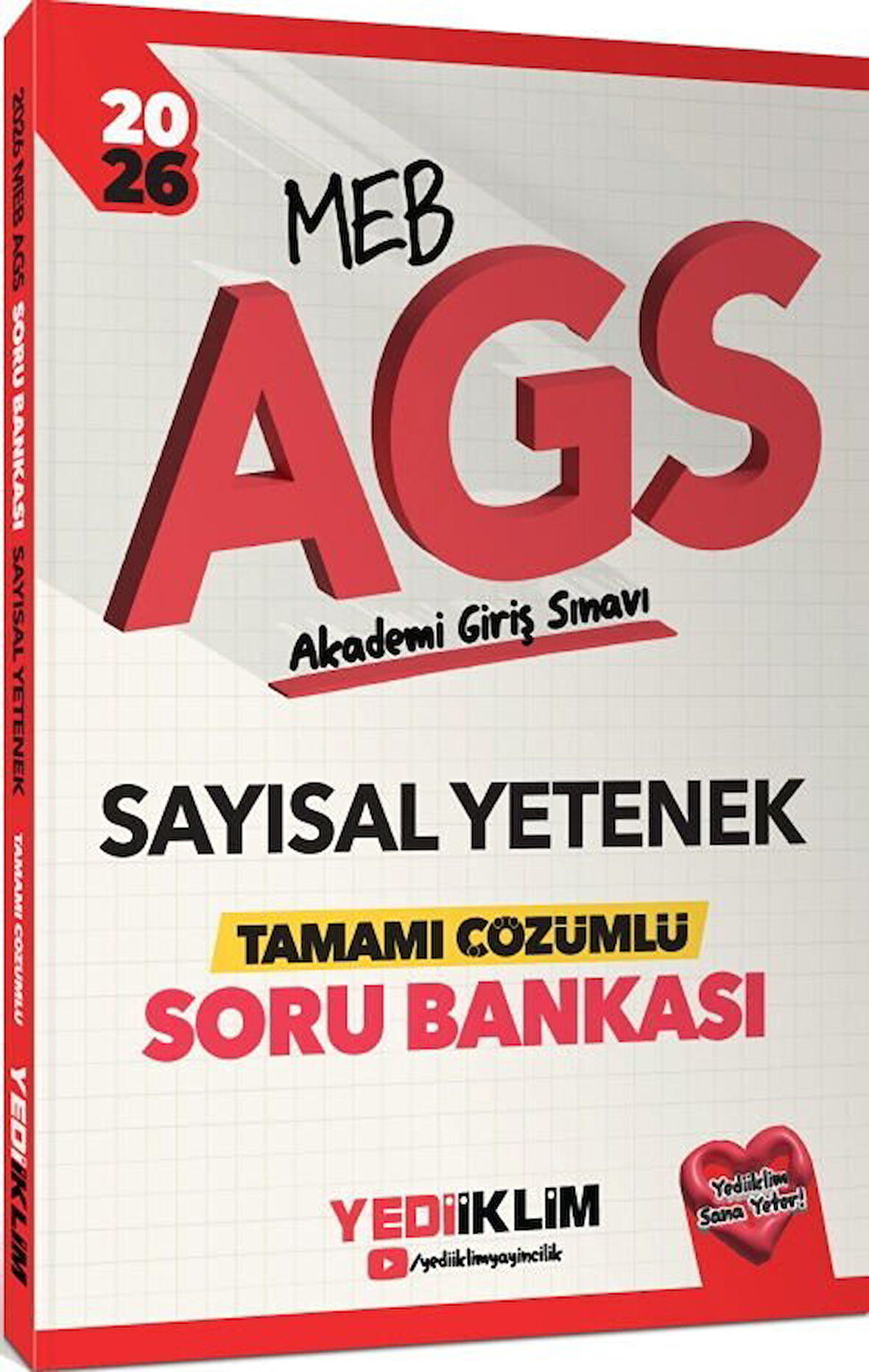 Yediiklim 2026 MEB AGS Sayısal Yetenek Tamamı Çözümlü Soru Bankası