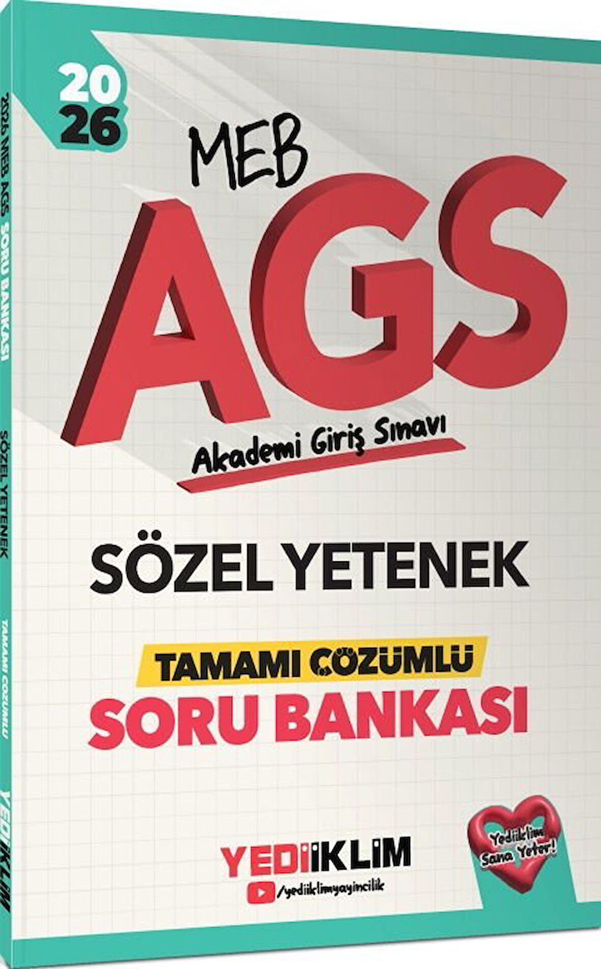 Yediiklim 2026 MEB AGS Sözel Yetenek Tamamı Çözümlü Soru Bankası