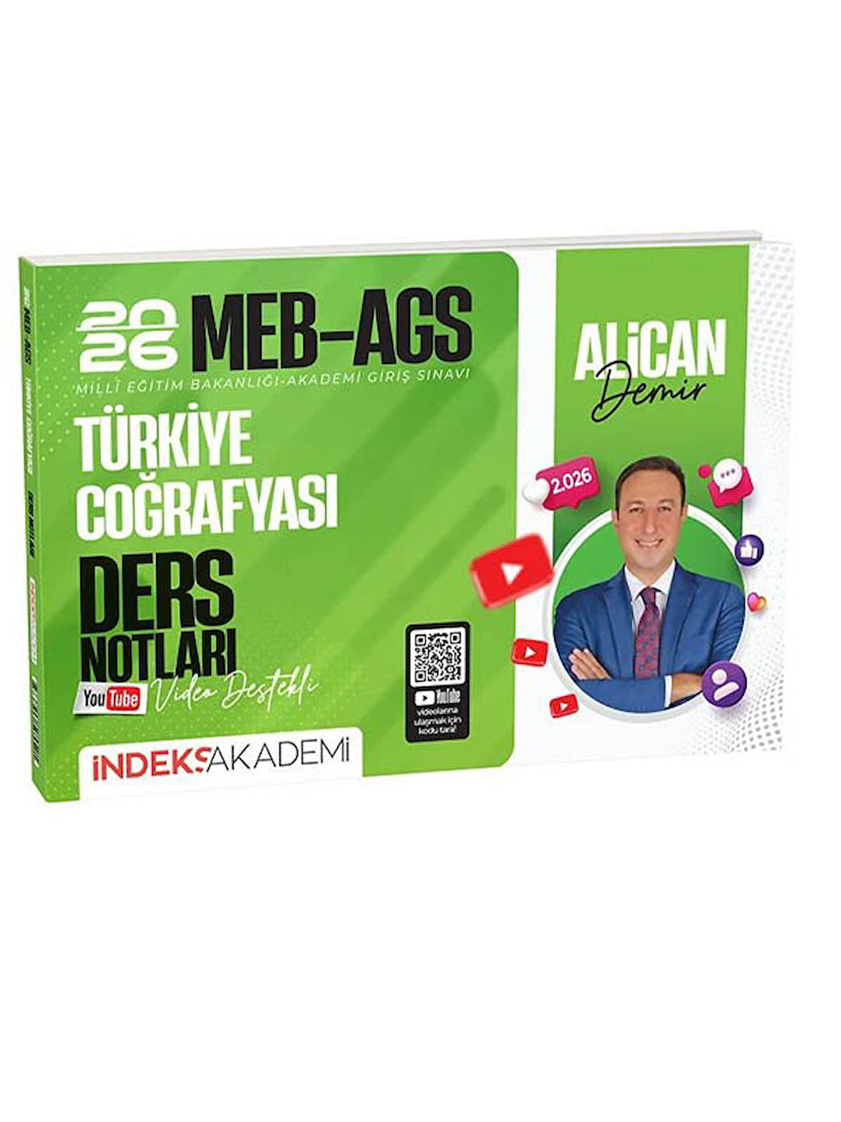 İndeks 2026 MEB-AGS Türkiye Coğrafyası Video Ders Notları