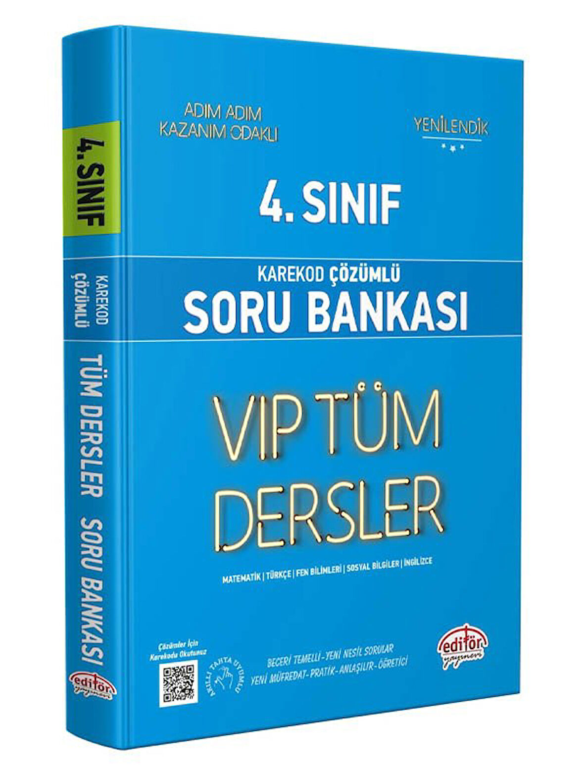 Editör 2026 4. Sınıf VIP Tüm Dersler Soru Bankası Mavi Kitap
