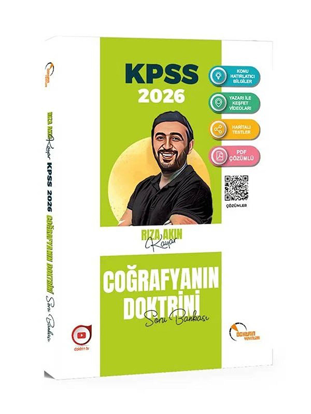 Doktrin 2026 KPSS Coğrafyanın Doktrini Soru Bankası Çözümlü