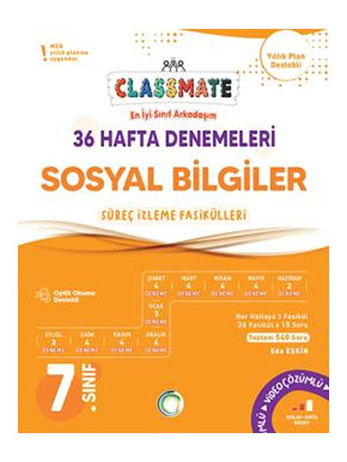 Okyanus 2026 7. Sınıf Sosyal Bilgiler Classmate 36 Hafta Denemeleri Çözümlü