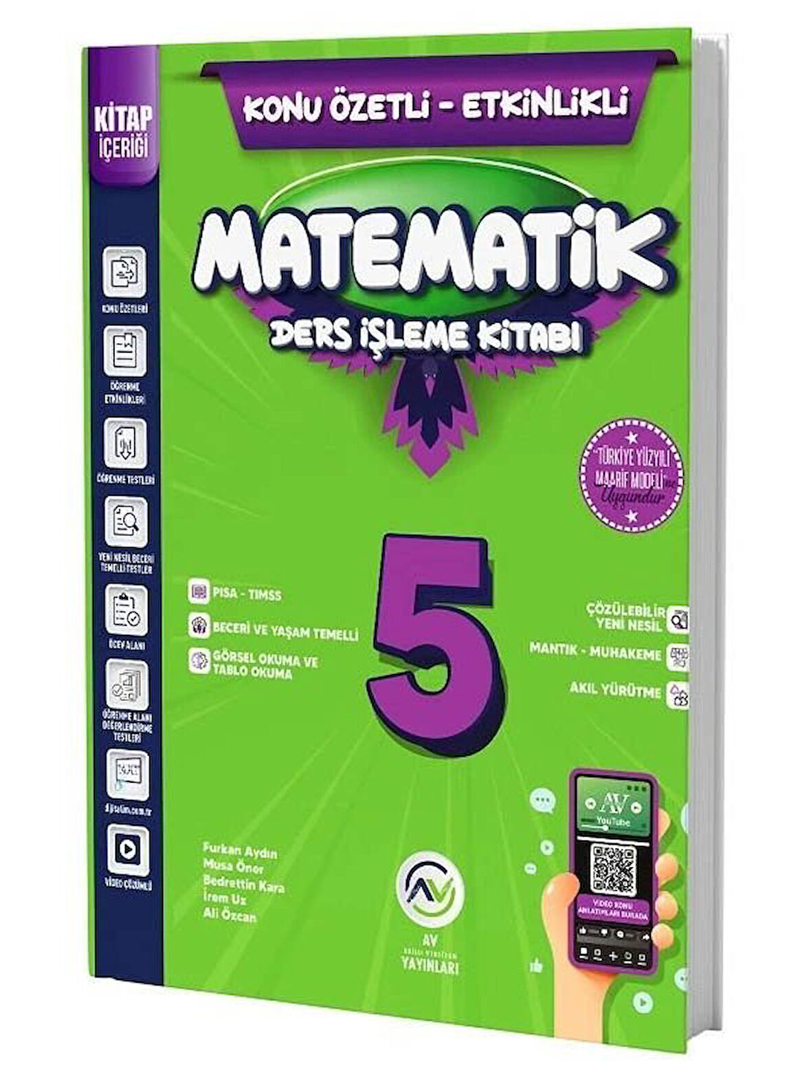 Av 2026 5. Sınıf Matematik Ders İşleme Kitabı Yeni Müfredata Uygun