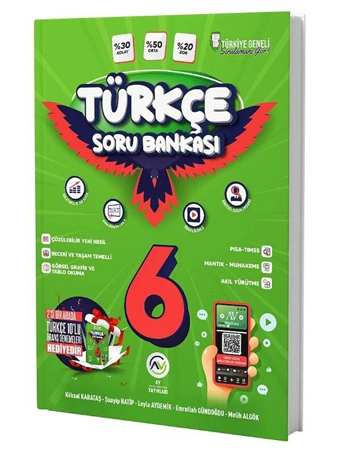 Av 2026 6. Sınıf Türkçe Soru Bankası Yeni Müfredat