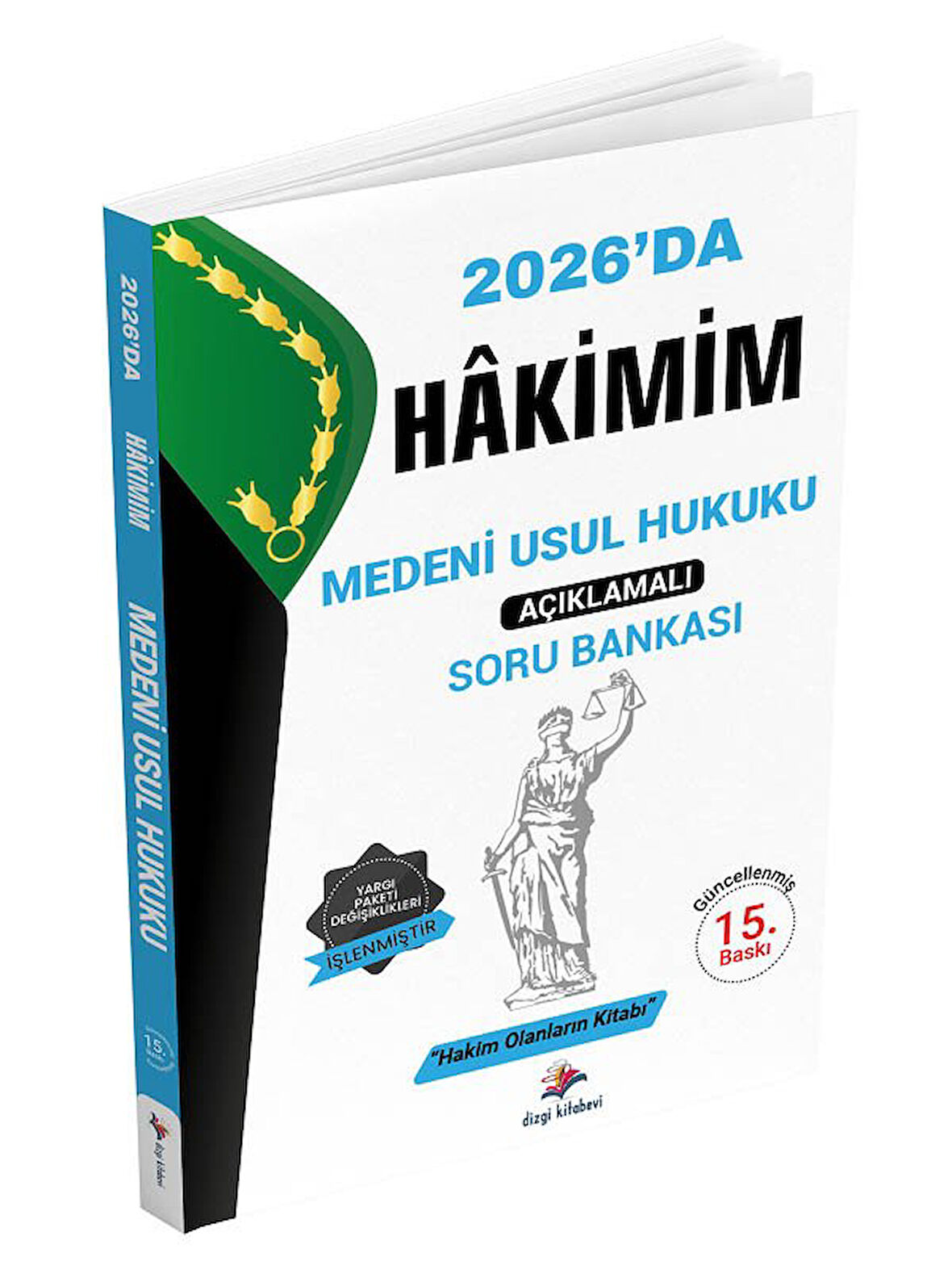 Dizgi Kitap 2026 Hakimlik Hakimim Medeni Usul Hukuku Soru Bankası 